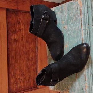 Franco Sarto Black Ankle Boot
